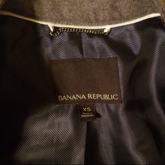 💥HOST PICK💥 Banana Republic Gray Pea Coat, XS - Picture 3 of 3
